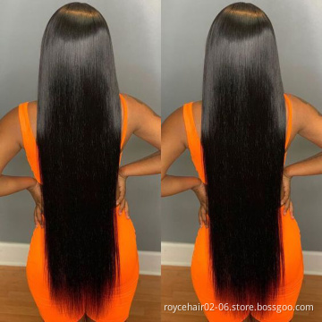 Hot Selling Virgin Hair HD Lace Wigs, Cheap 100% Brazilian Human Hair Pre Plucked Glueless Straight Hair Lace Front Wig